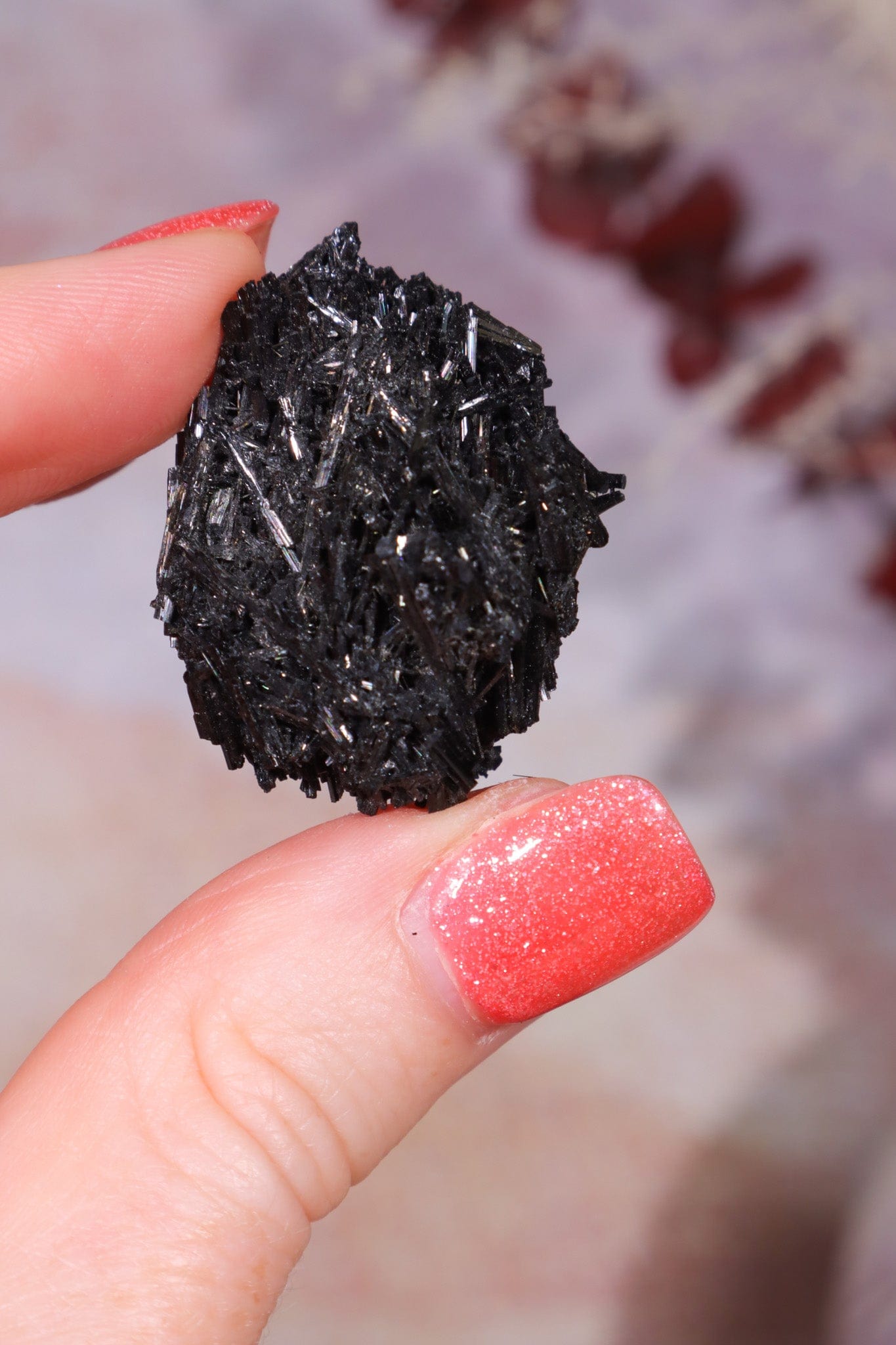 Acicular Black Tourmaline Specimen 9.85gr Specimen Tali & Loz Crystals