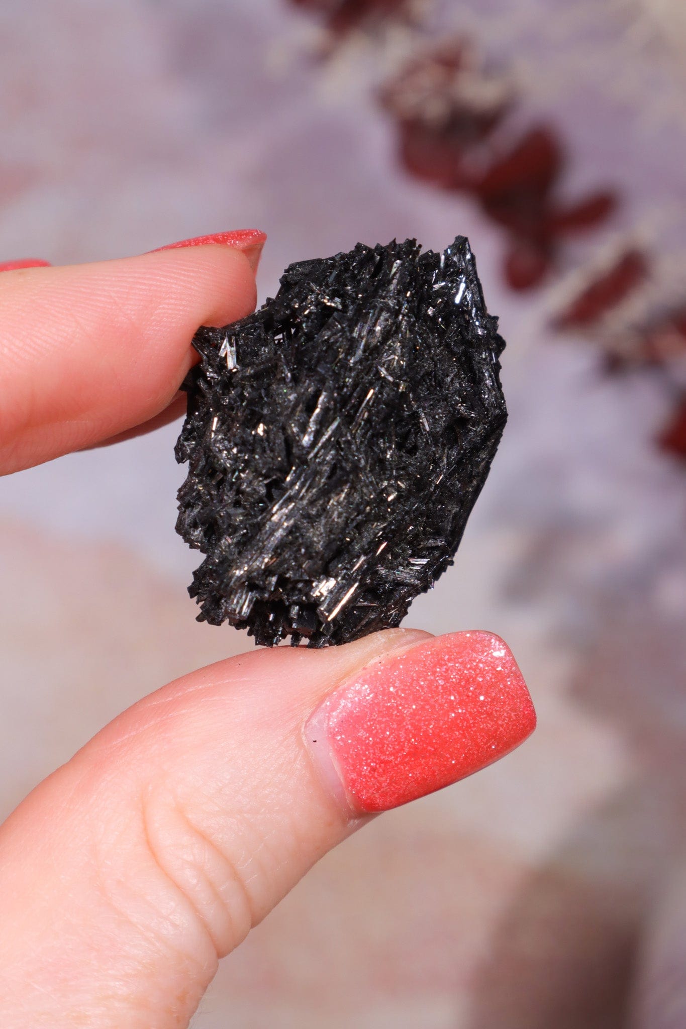 Acicular Black Tourmaline Specimen 9.85gr Specimen Tali & Loz Crystals