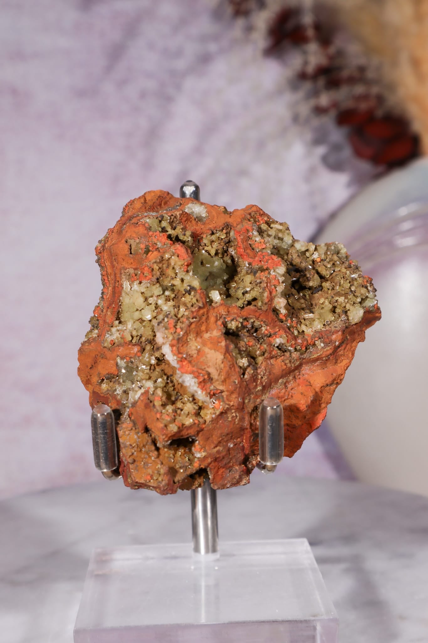 Adamite Mineral Specimen, Mina Ojuela, Mapimi, Durango, Mexico 6.3cm Specimen Tali & Loz Crystals