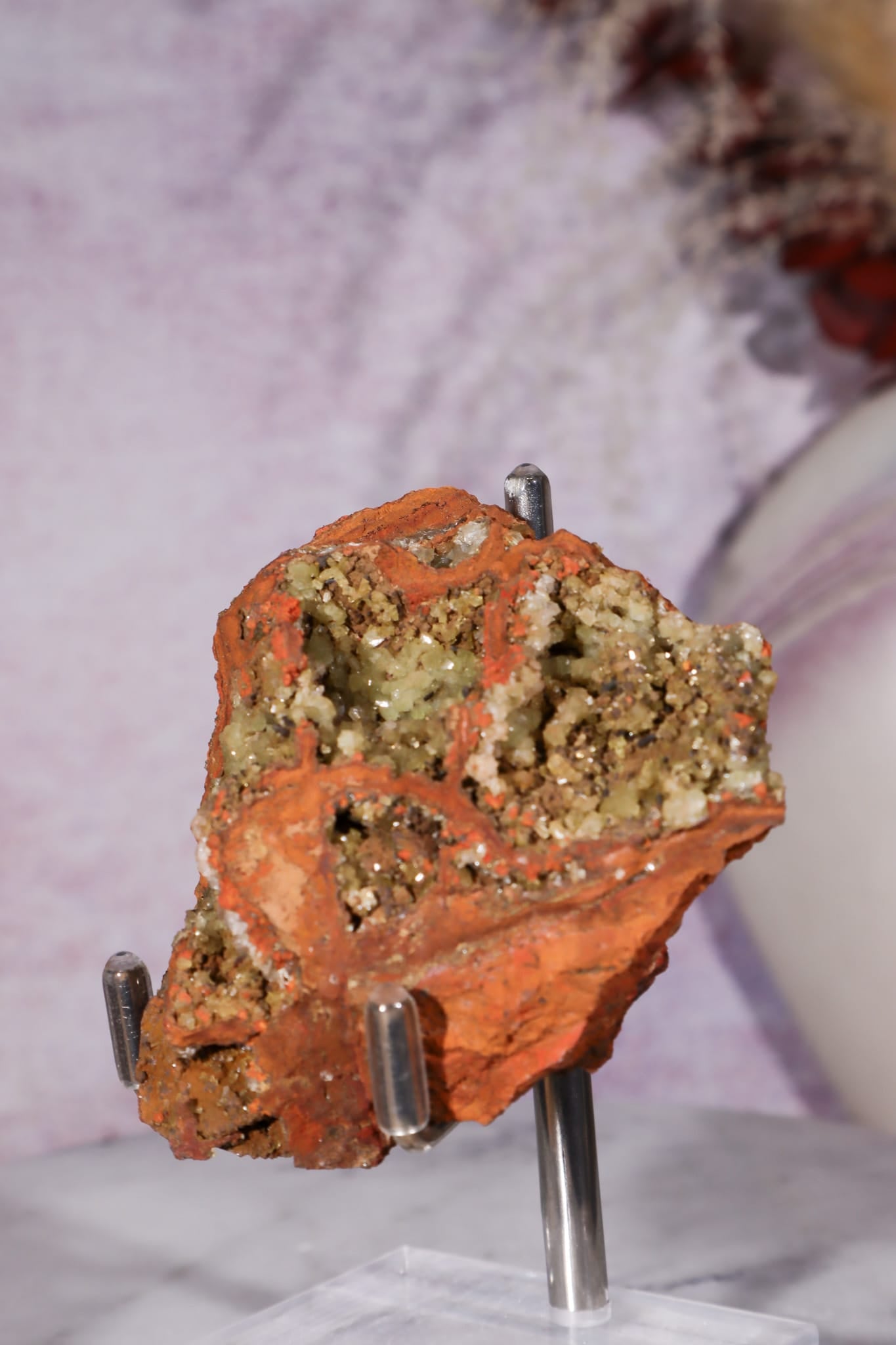 Adamite Mineral Specimen, Mina Ojuela, Mapimi, Durango, Mexico 6.3cm Specimen Tali & Loz Crystals