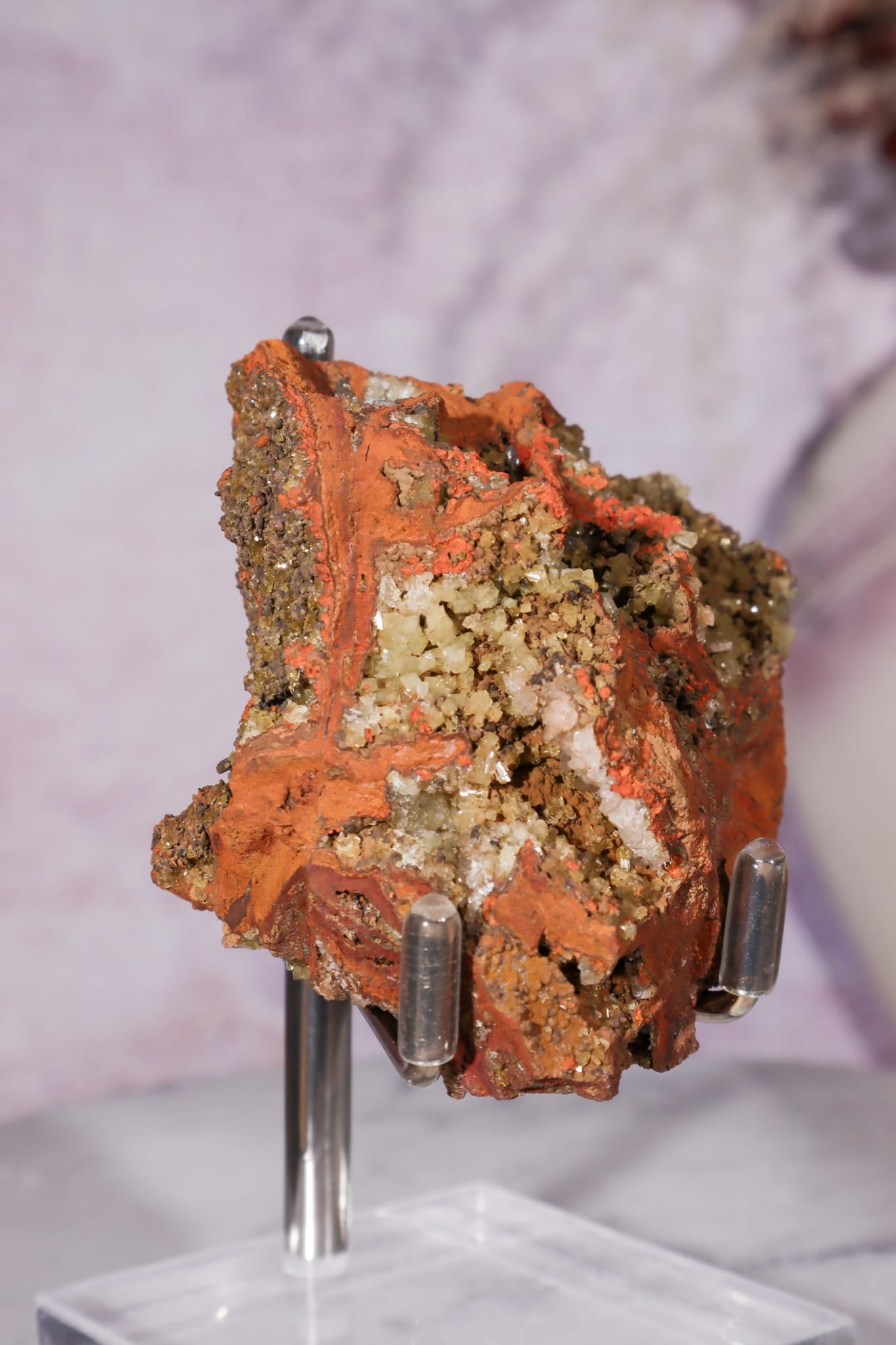 Adamite Mineral Specimen, Mina Ojuela, Mapimi, Durango, Mexico 6.3cm Specimen Tali & Loz Crystals