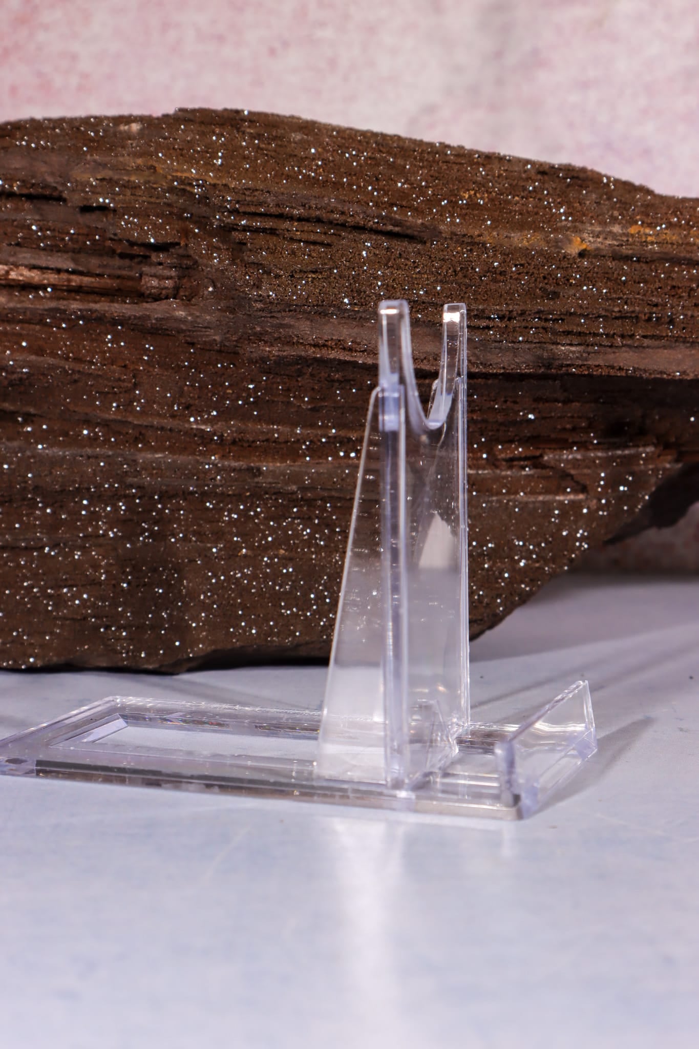 Adjustable Clear Acrylic Display Stand | Medium & Large Crystal Specimens Sphere Stands Tali & Loz Crystals