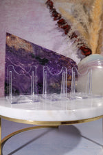 Adjustable Clear Acrylic Display Stand | Medium & Large Crystal Specimens Sphere Stands Tali & Loz Crystals