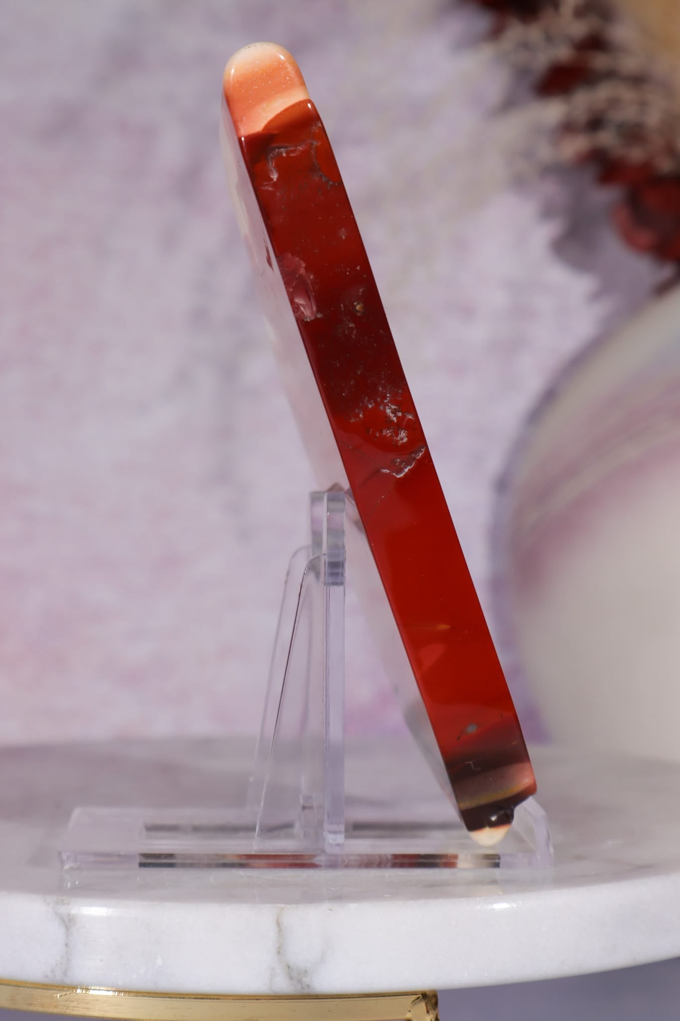 Adjustable Clear Acrylic Display Stand | small Crystal Specimens Sphere Stands Tali & Loz Crystals