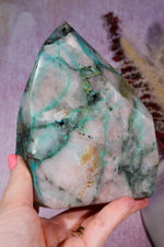 Ajoite in Quartz | 1.12kg | Messina, South Africa Towers Tali & Loz Crystals