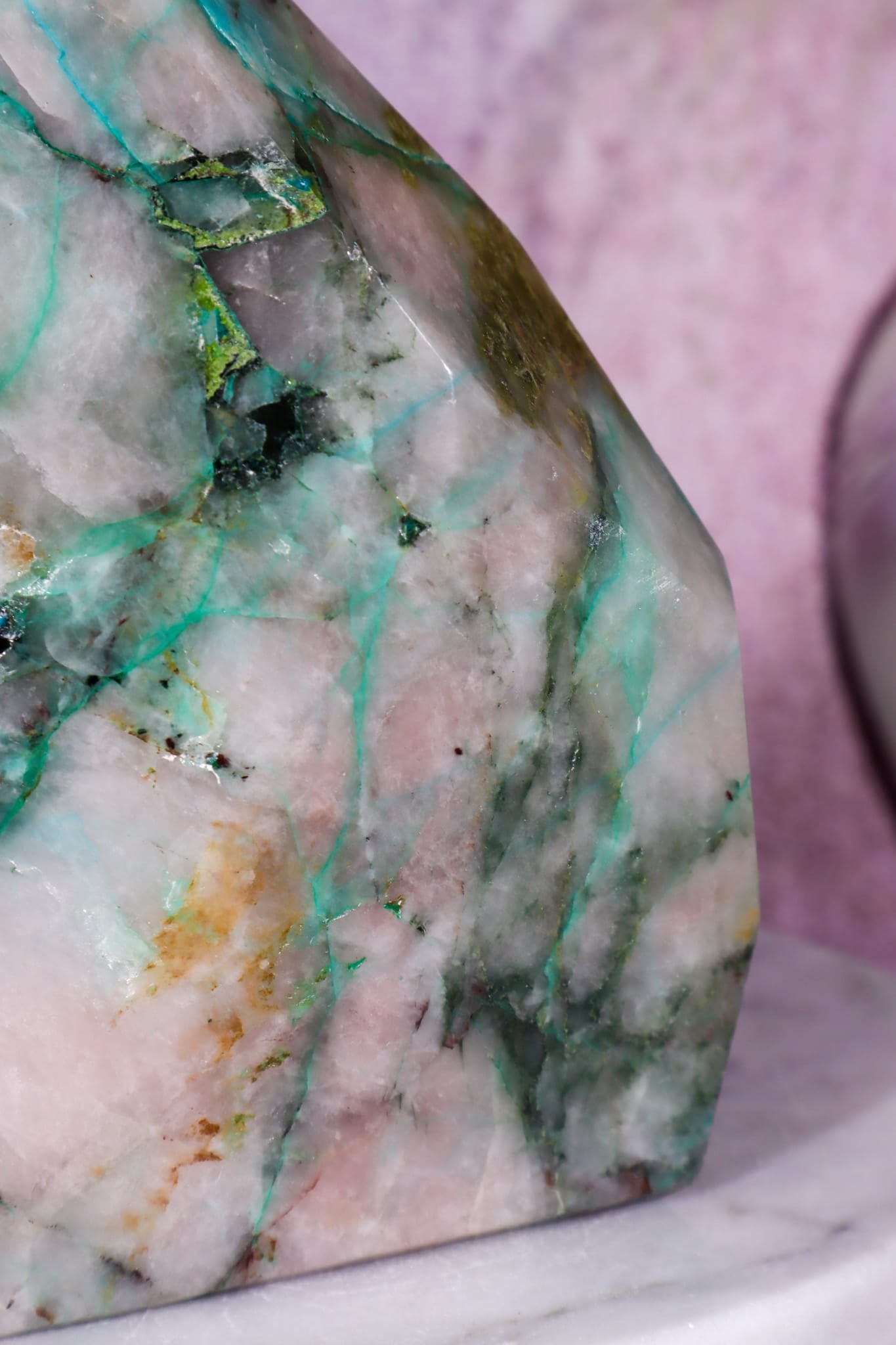 Ajoite in Quartz | 1.12kg | Messina, South Africa Towers Tali & Loz Crystals