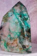 Ajoite in Quartz | 1.12kg | Messina, South Africa Towers Tali & Loz Crystals