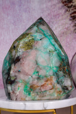 Ajoite in Quartz | 1.12kg | Messina, South Africa Towers Tali & Loz Crystals