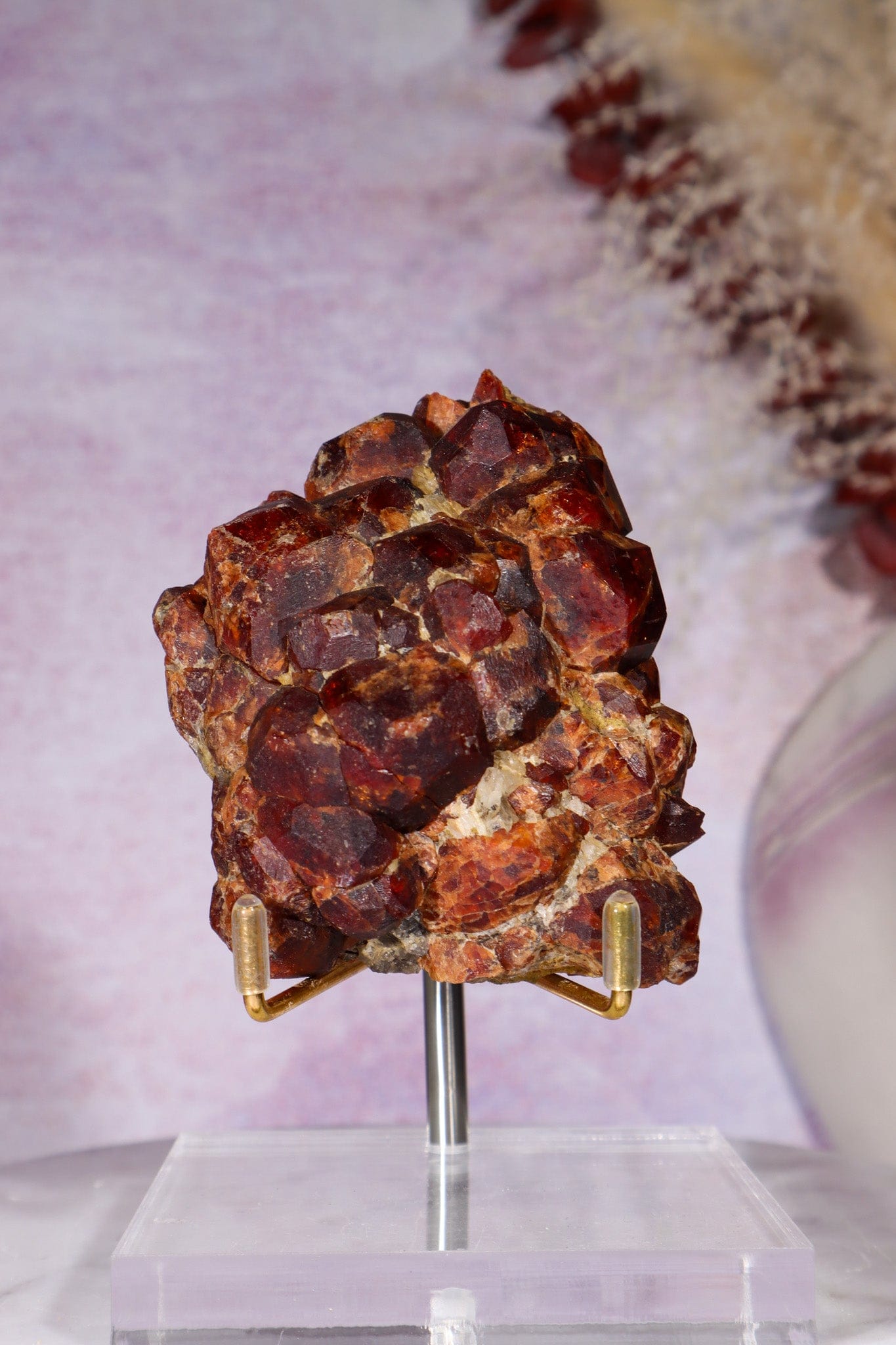 Almandine Garnet Specimen 415gr, Russia Specimen Tali & Loz Crystals