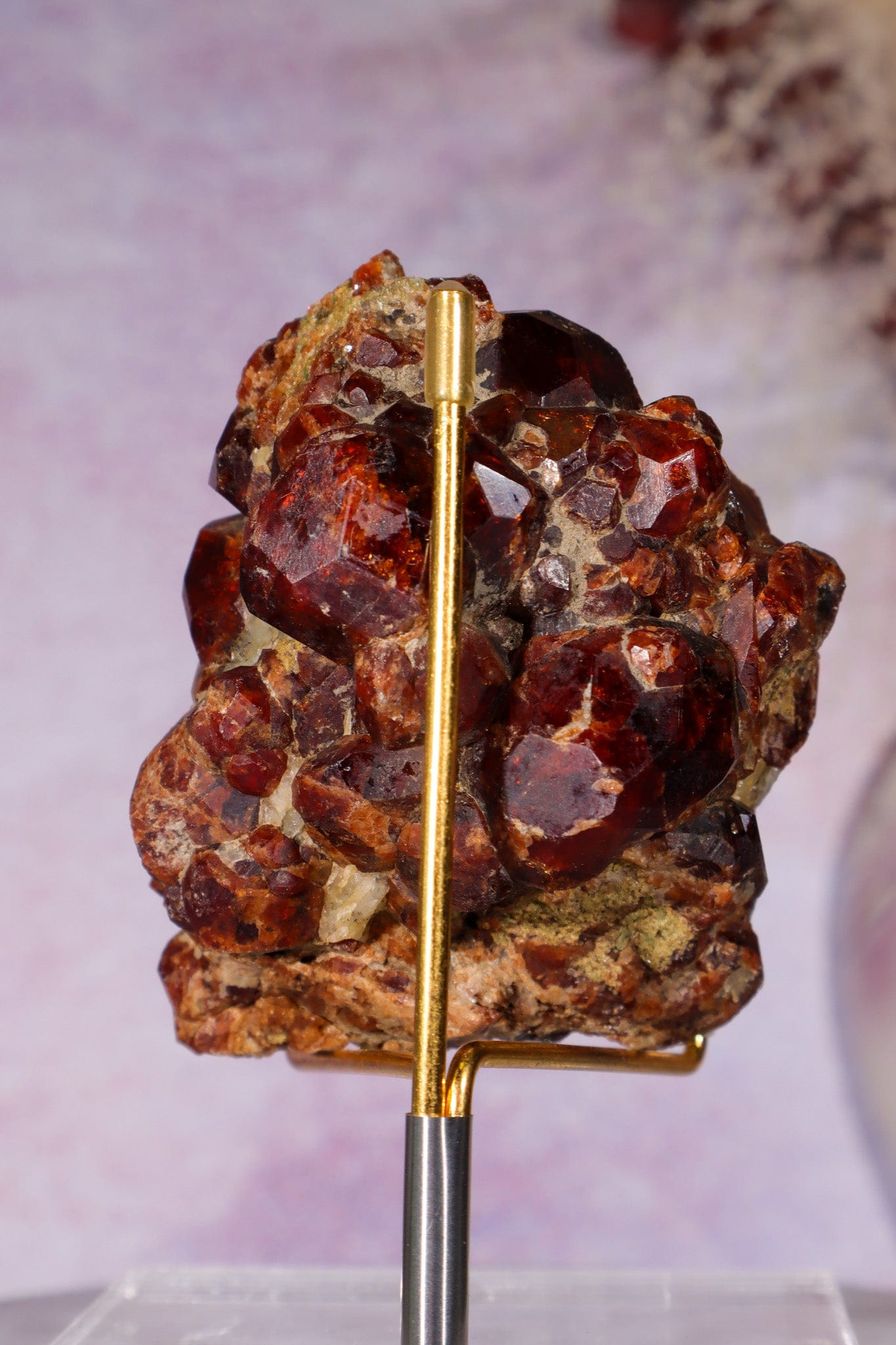 Almandine Garnet Specimen 415gr, Russia Specimen Tali & Loz Crystals