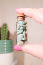 Amazonite A-Grade Chip Bottles 10ml - Tali & Loz Crystals