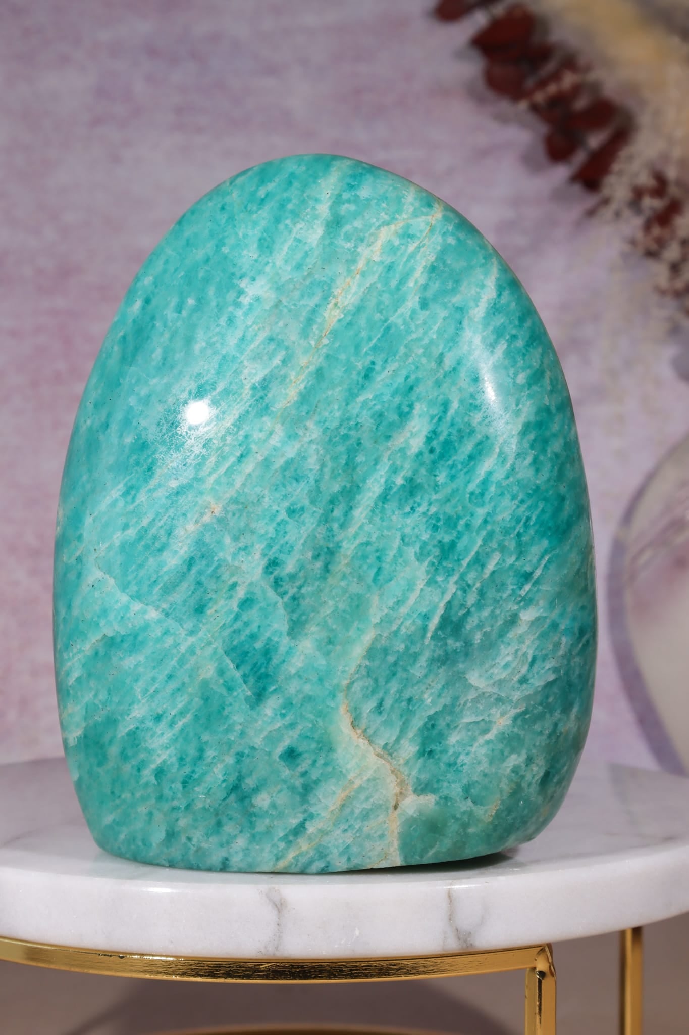 Amazonite Freeform 11.7cm, Madagascar, Sold as Seen Freeform Tali & Loz Crystals
