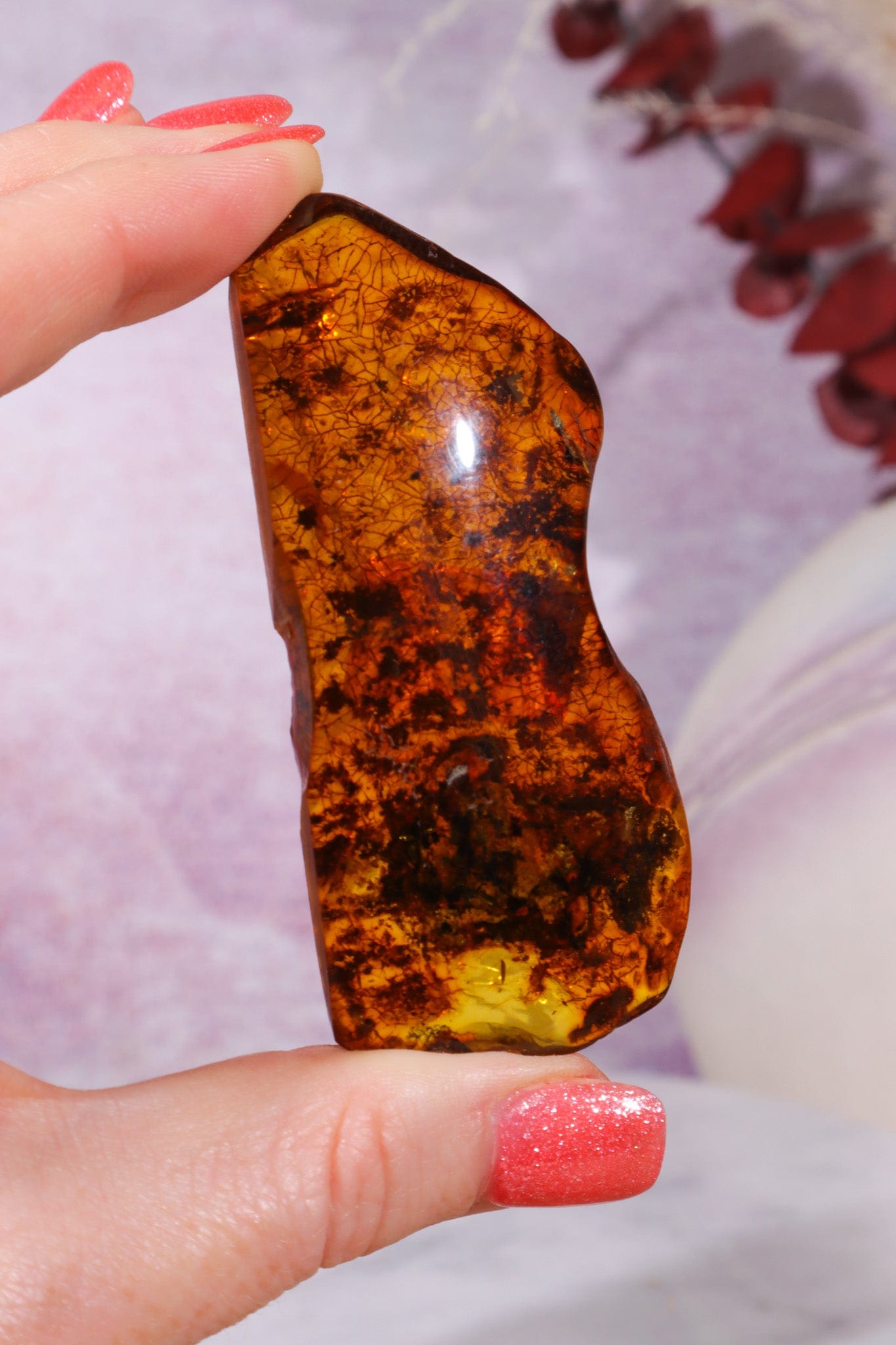 Amber 18.5gr Baltic Rough Crystals Tali & Loz Crystals