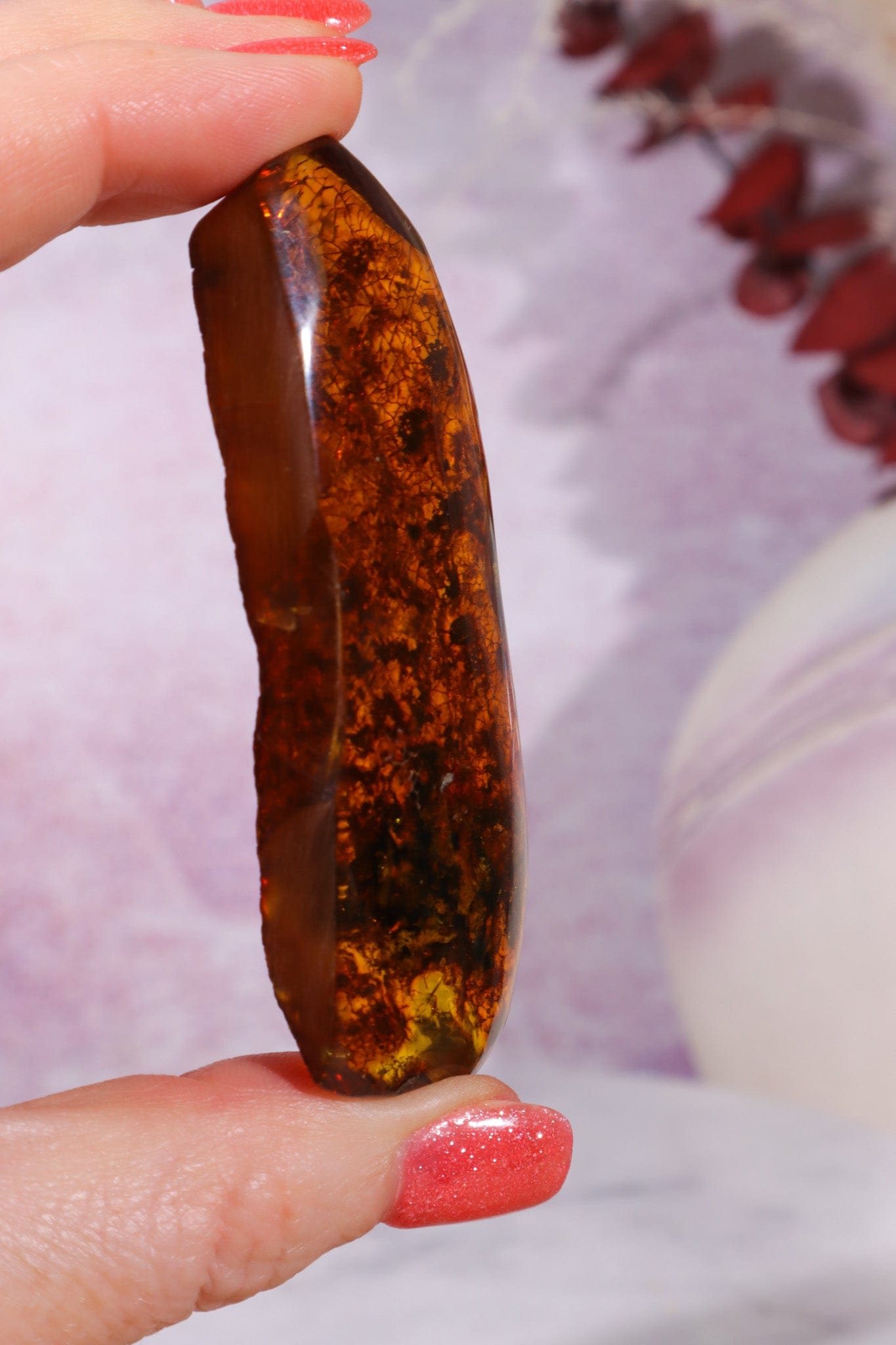 Amber 18.5gr Baltic Rough Crystals Tali & Loz Crystals