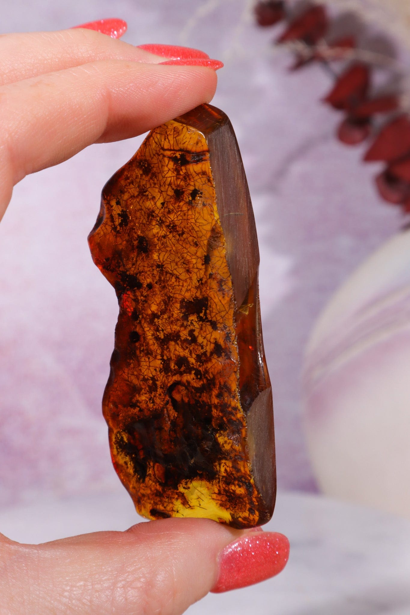Amber 18.5gr Baltic Rough Crystals Tali & Loz Crystals
