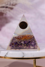 Amethyst and Tigers Eye Orgone 7.5cm - Tali & Loz Crystals