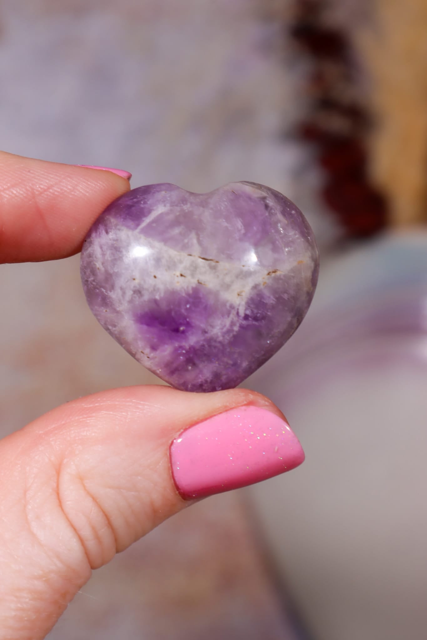 Amethyst Hearts | 2.5-3cm | Brazil Hearts Tali & Loz Crystals