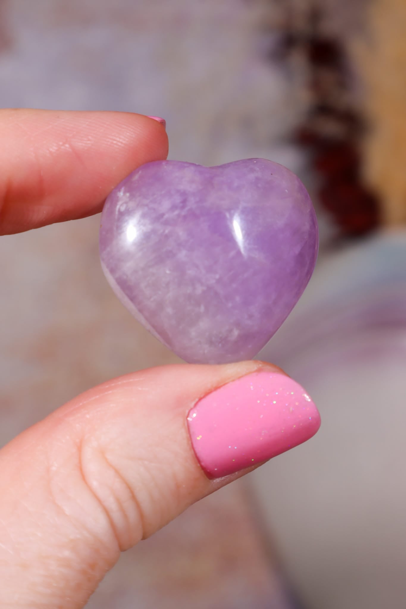 Amethyst Hearts | 2.5-3cm | Brazil Hearts Tali & Loz Crystals