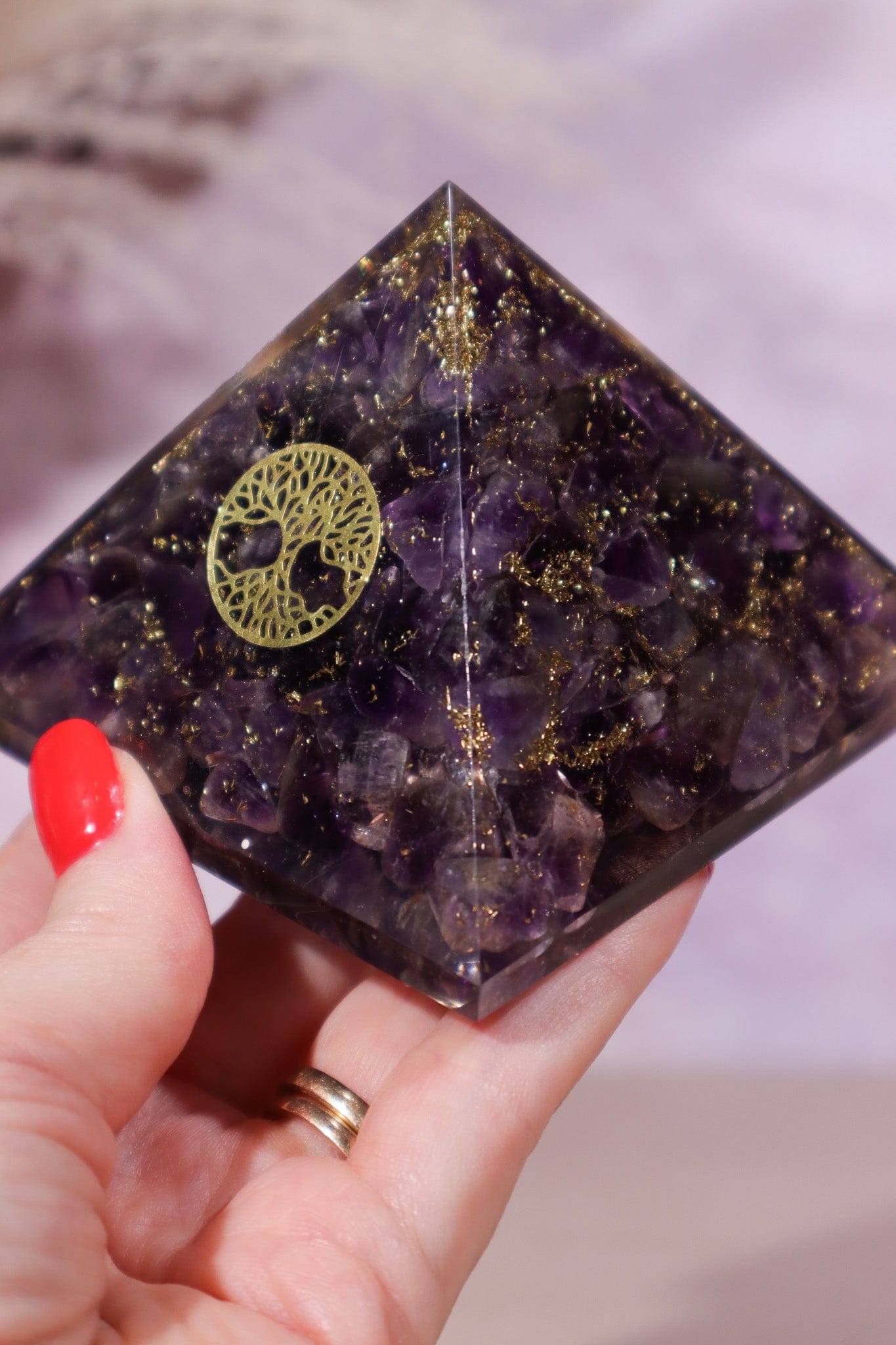 Amethyst Orgone 6.5cm - Tali & Loz Crystals