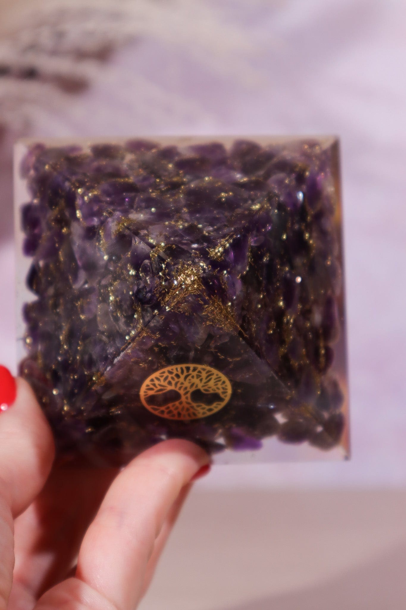 Amethyst Orgone 6.5cm - Tali & Loz Crystals