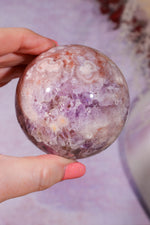 Amethyst, Pink Quartz with Golden Healer & Hematite Sphere 65mm spheres Tali & Loz Crystals