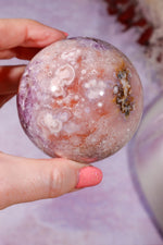 Amethyst, Pink Quartz with Golden Healer & Hematite Sphere 65mm spheres Tali & Loz Crystals