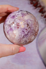 Amethyst, Pink Quartz with Golden Healer & Hematite Sphere 65mm spheres Tali & Loz Crystals