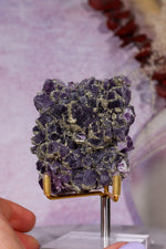 Amethyst & Pyrite Specimen | 62mm | Chala Mine, Bulgaria Minerals Tali & Loz Crystals