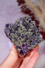 Amethyst & Pyrite Specimen | 62mm | Chala Mine, Bulgaria Minerals Tali & Loz Crystals