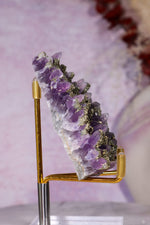 Amethyst & Pyrite Specimen | 70mm | Chala Mine, Bulgaria Minerals Tali & Loz Crystals