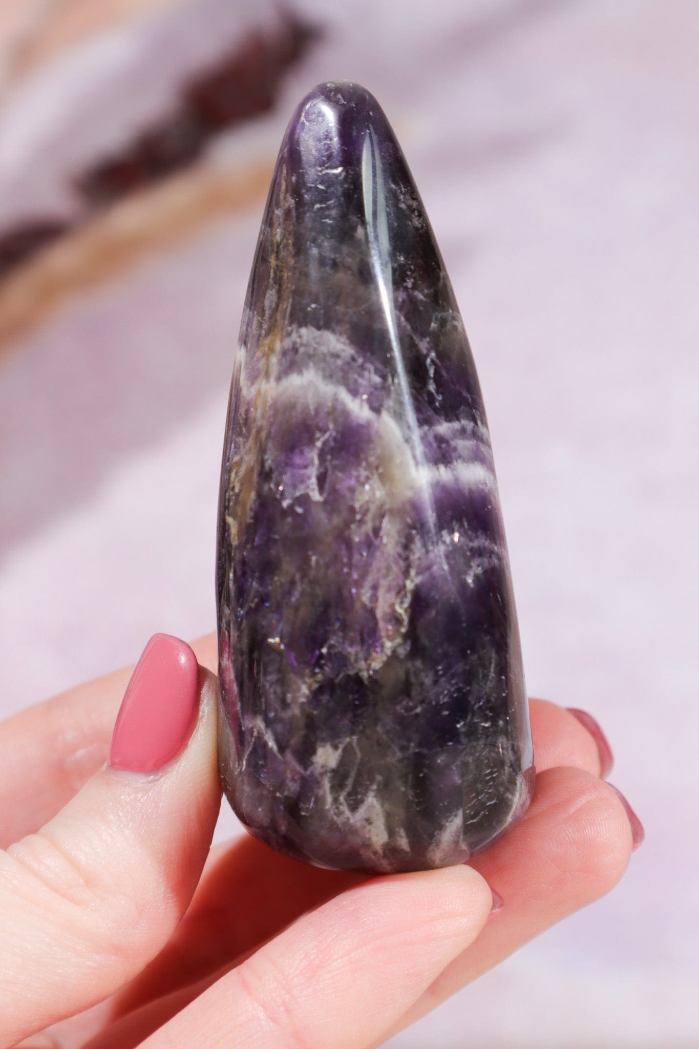 Amethyst Polished Wand 7.5cm - Tali & Loz Crystals