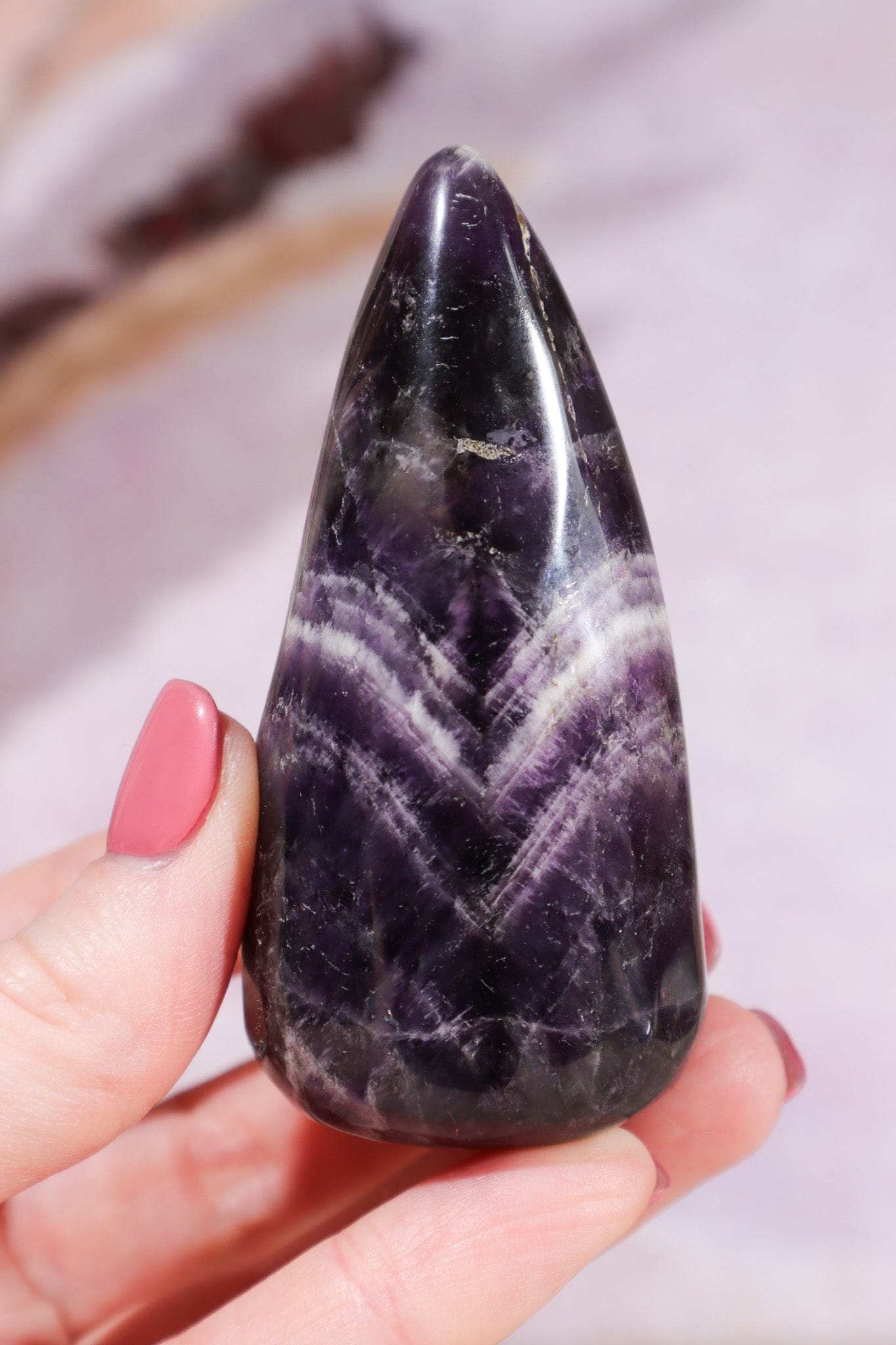 Amethyst Polished Wand 7.5cm - Tali & Loz Crystals