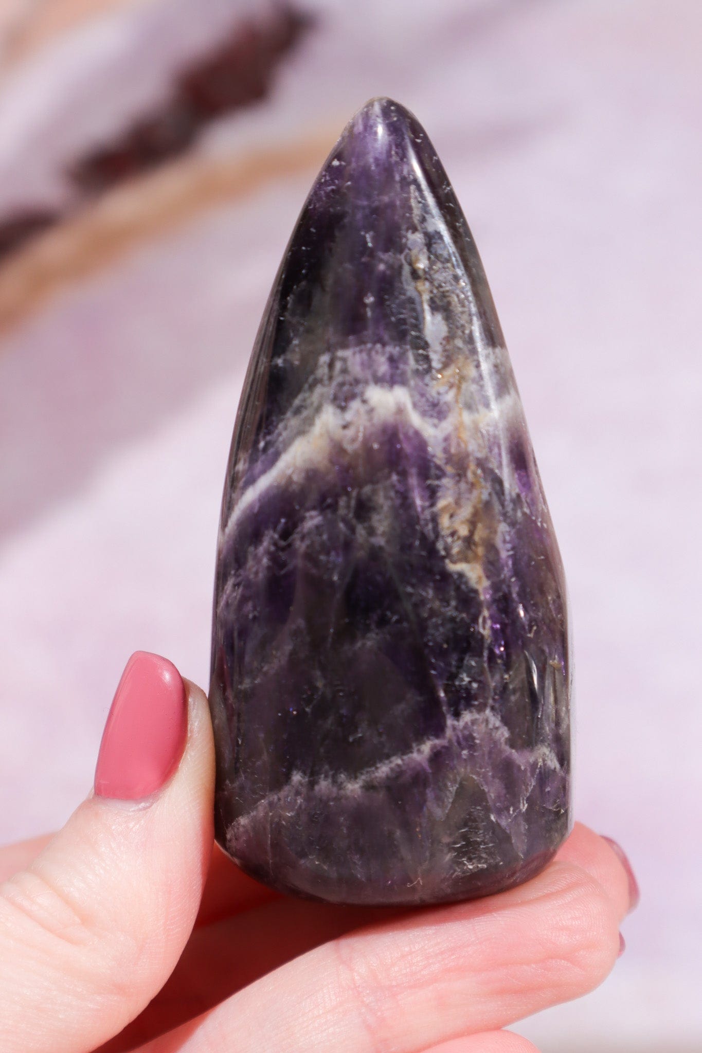 Amethyst Polished Wand 7.5cm - Tali & Loz Crystals