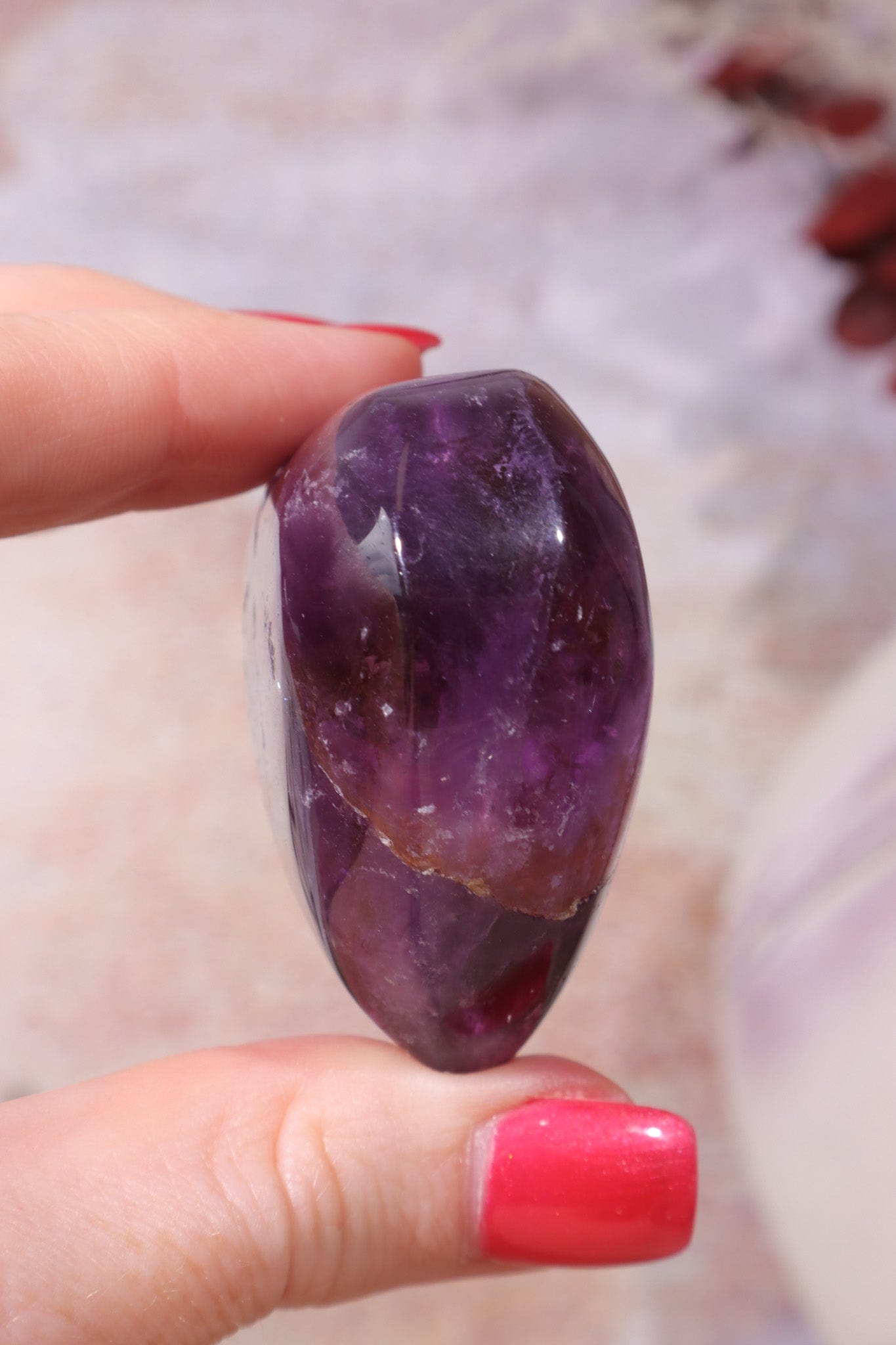 Ametrine Heart, Sold As Seen Hearts Tali & Loz Crystals