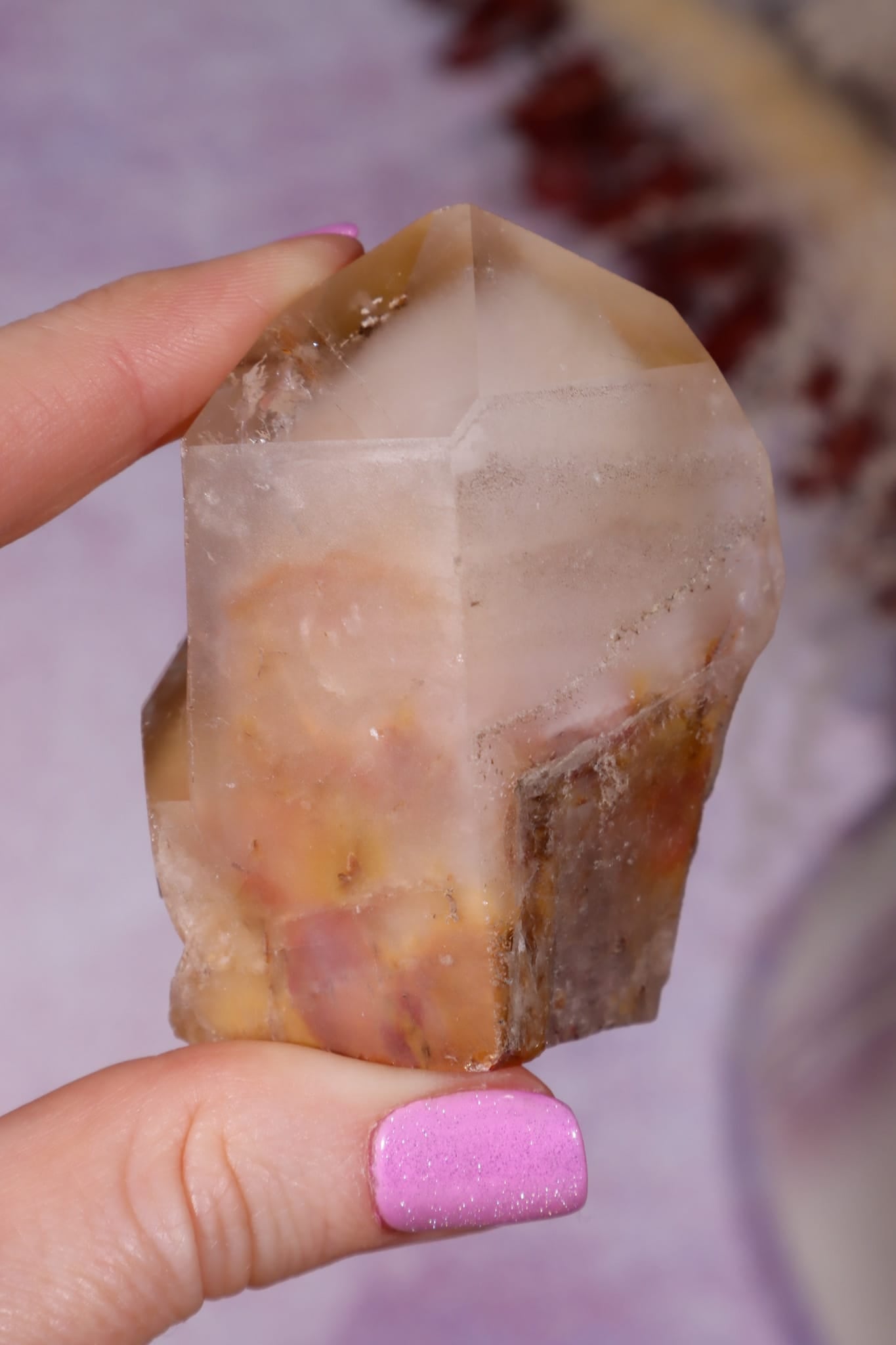 Amphibole Quartz Point | 61mm | Brazil Towers Tali & Loz Crystals