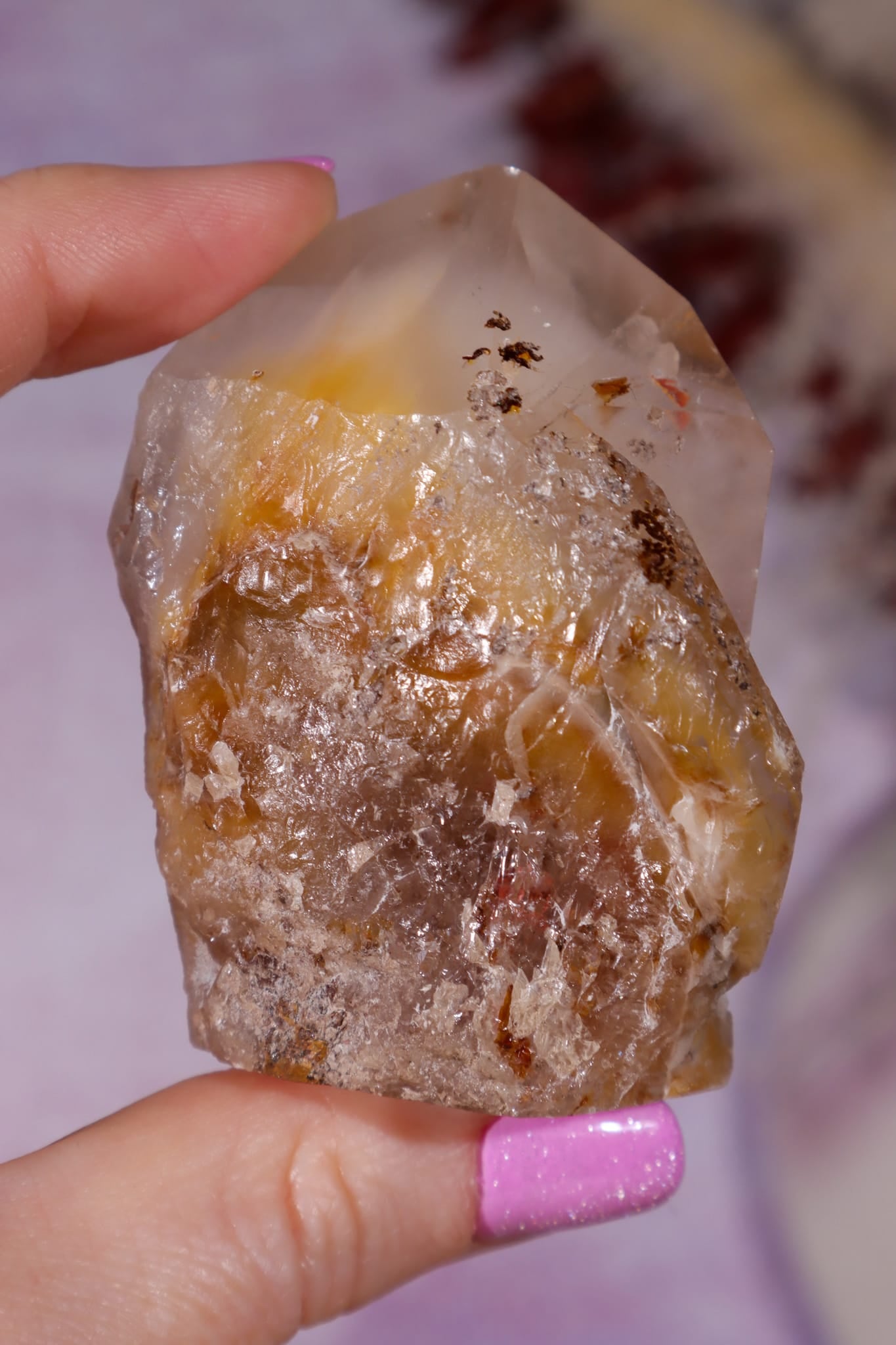 Amphibole Quartz Point | 61mm | Brazil Towers Tali & Loz Crystals