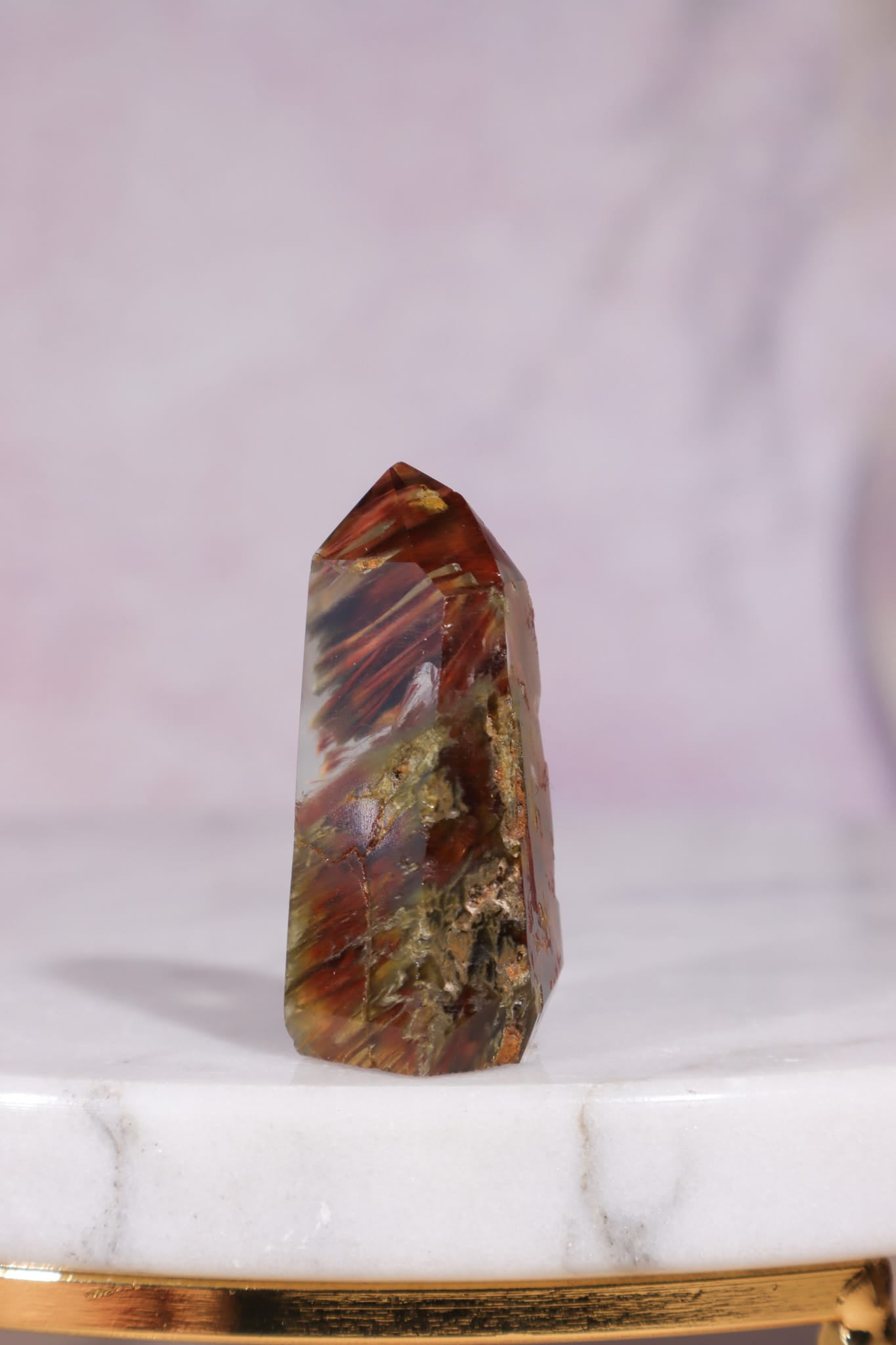 Amphibole Quartz Tower | 35mm | Brazil Towers Tali & Loz Crystals