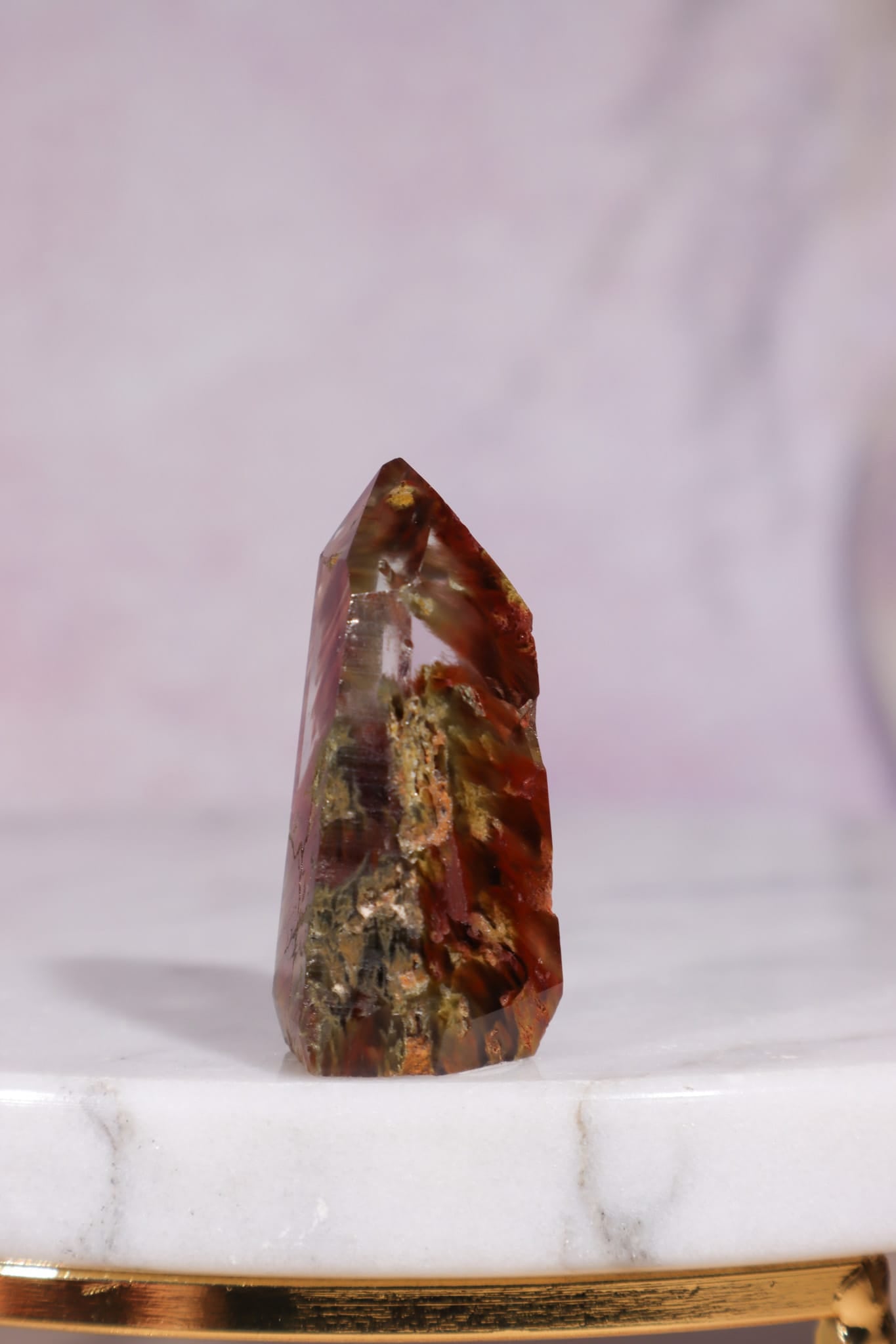 Amphibole Quartz Tower | 35mm | Brazil Towers Tali & Loz Crystals