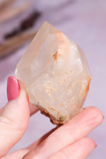 Amphibole Quartz with Green Tourmaline 166gr Minerals Tali & Loz Crystals