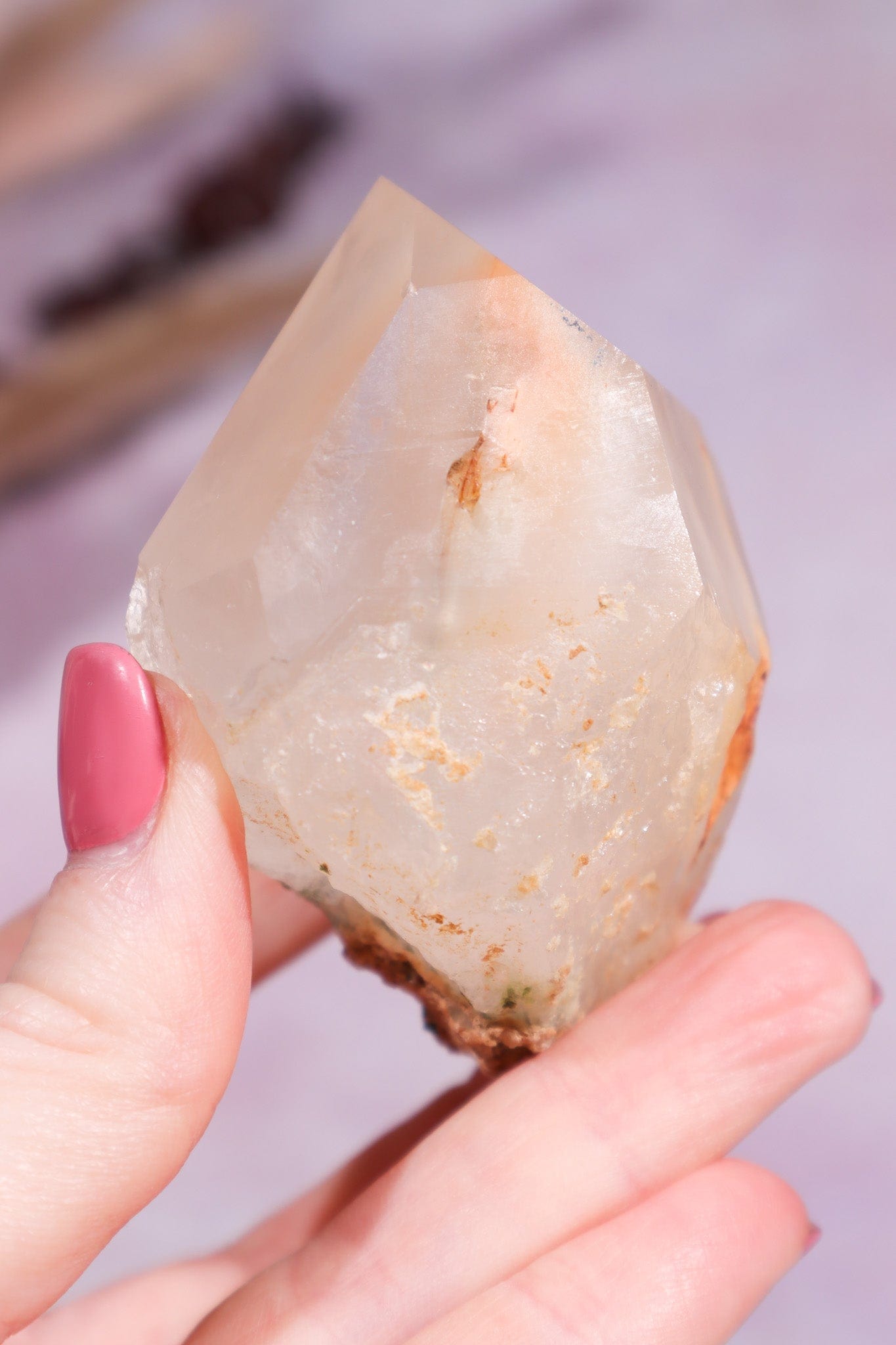 Amphibole Quartz with Green Tourmaline 166gr Minerals Tali & Loz Crystals