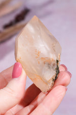 Amphibole Quartz with Green Tourmaline 166gr Minerals Tali & Loz Crystals