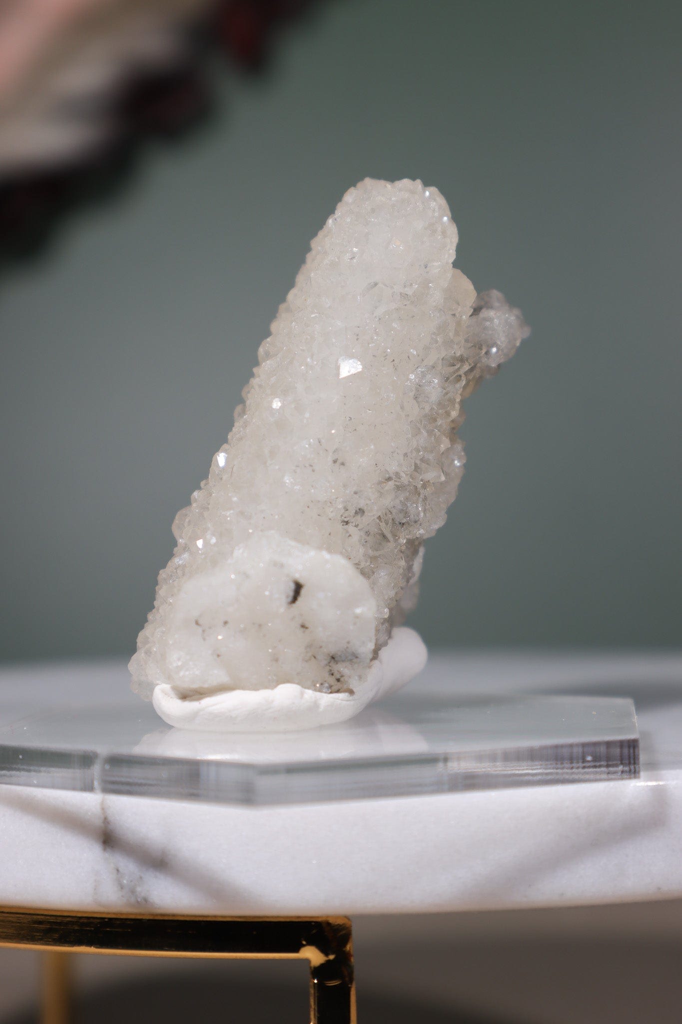 Apophyllite Stalactite 5.5cm Specimens Tali & Loz Crystals