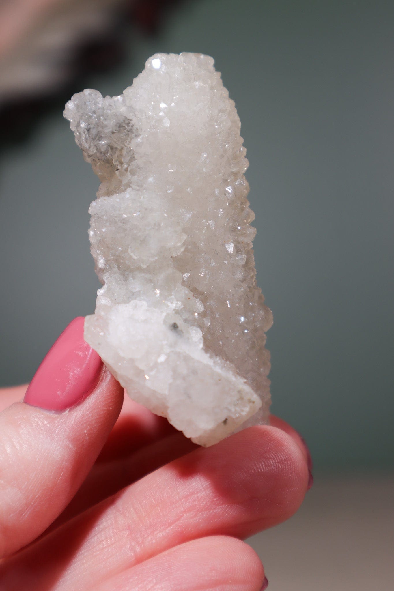 Apophyllite Stalactite 5.5cm Specimens Tali & Loz Crystals