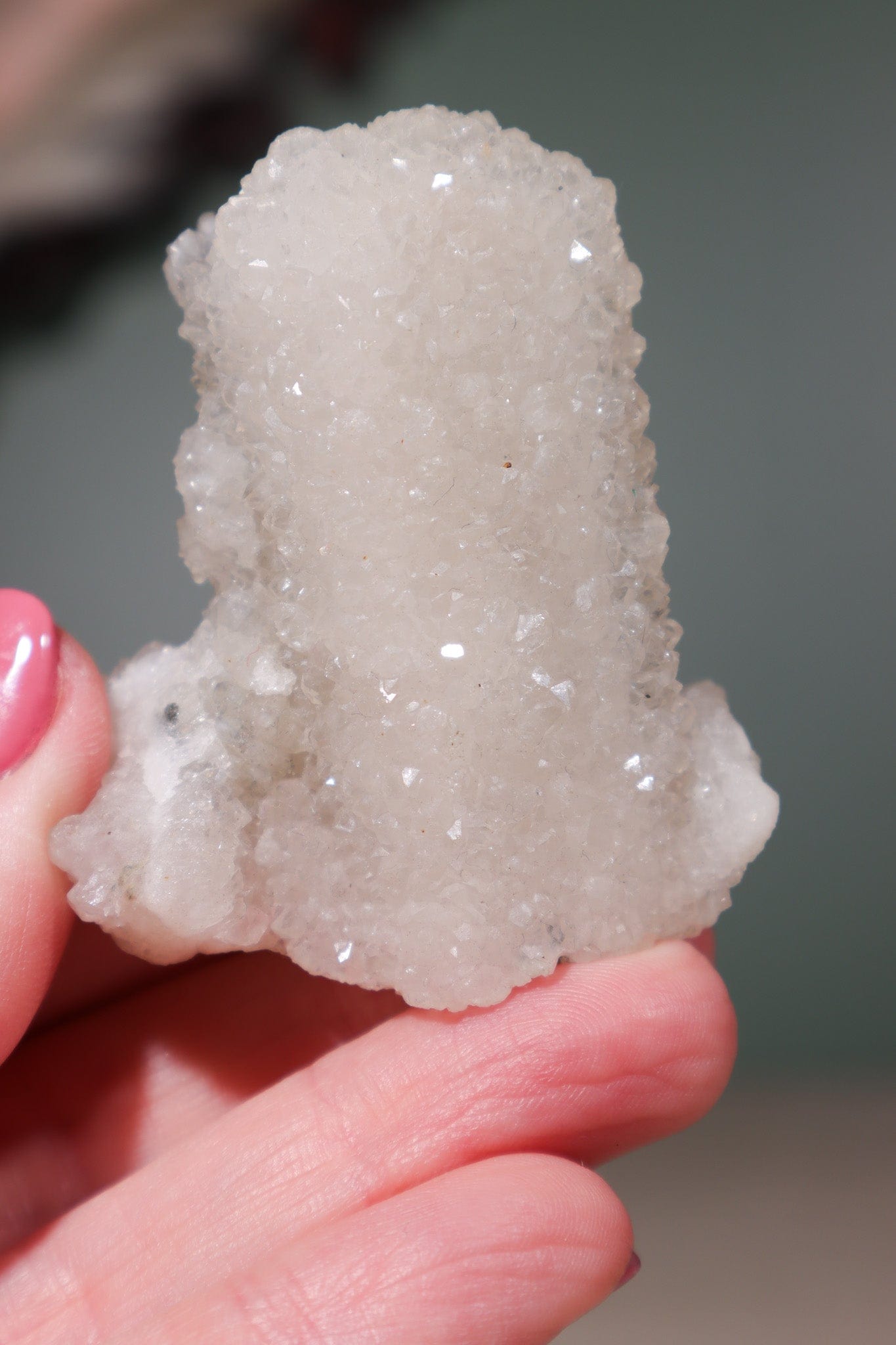 Apophyllite Stalactite 5.5cm Specimens Tali & Loz Crystals