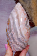 Apricot Agate Flame | 12.3cm | Madagascar Flames Tali & Loz Crystals