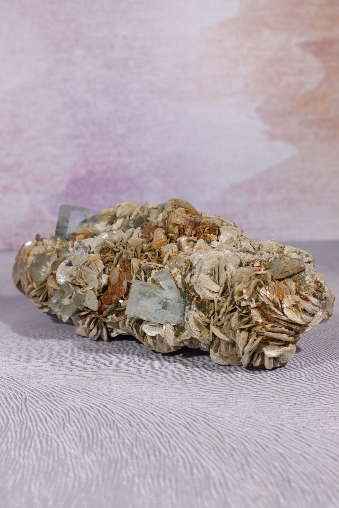 Aquamarine and Muscovite Large Specimen 20cm Specimens Tali & Loz Crystals