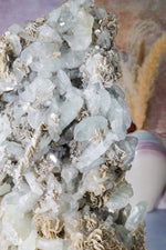 Aquamarine and Muscovite Specimen 2.8KG, China Specimen Tali & Loz Crystals