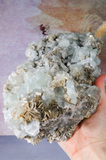Aquamarine and Muscovite Specimen 2.8KG, China Specimen Tali & Loz Crystals
