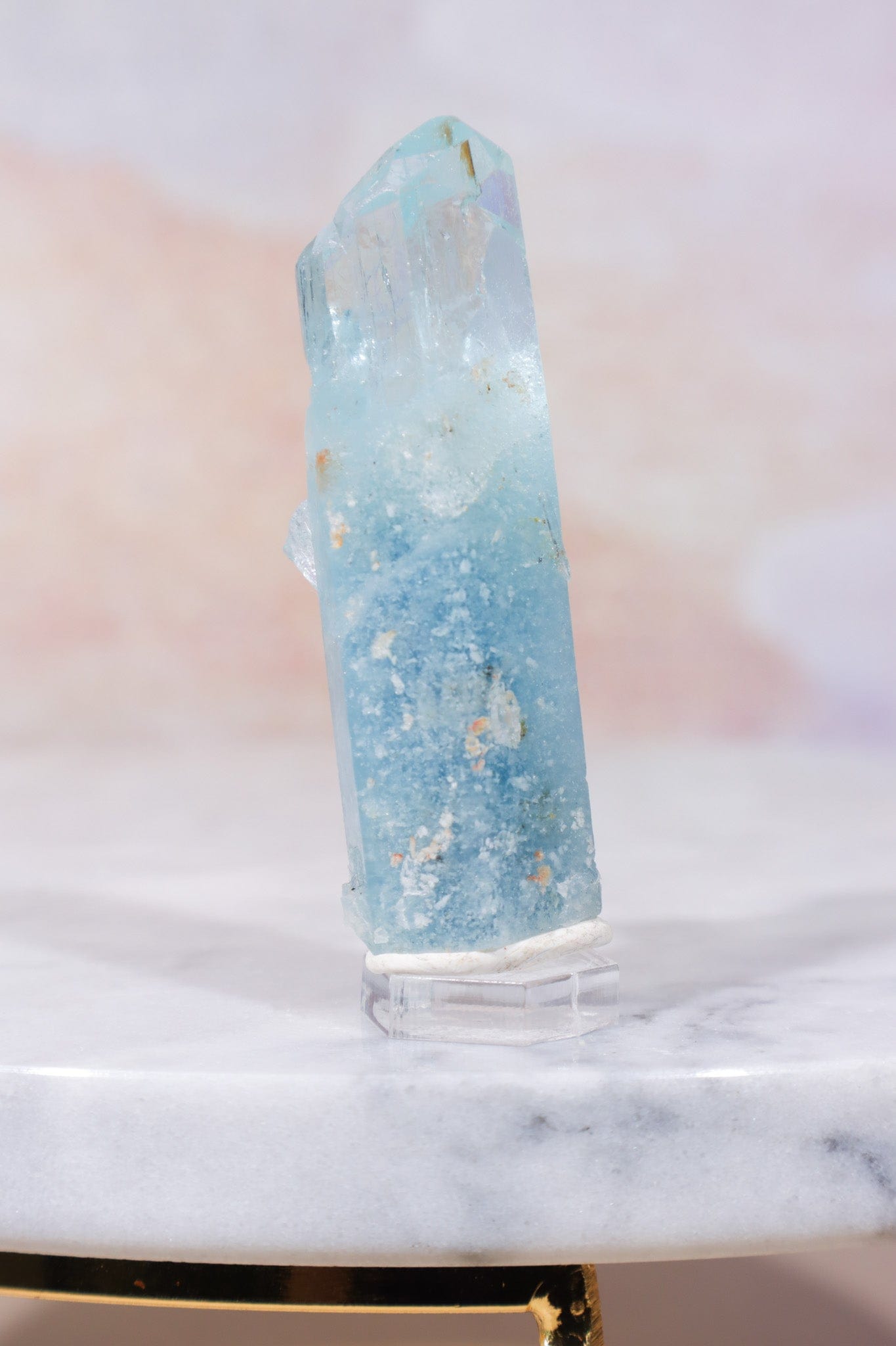 Aquamarine Specimen 17.4gr, Brazil, Sold as Seen Specimen Tali & Loz Crystals