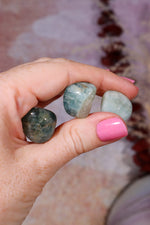 Aquamarine Tumblestones | 15-25mm | Brazil Tumblestones Tali & Loz Crystals